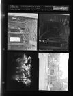 Homes torn down for parking lot; Fire believed to be arson (4 Negatives (October 23, 1954) [Sleeve 55, Folder b, Box 5]
